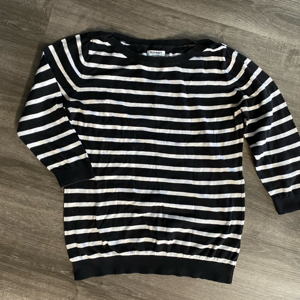 Old Navy 3/4 Sleeve striped top